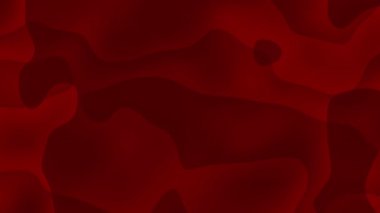 Dijital tasarım projeleri için uygun akışkan organik şekillere sahip kırmızı soyut arkaplan, ağ altyapısı, markalaşma ve sanatsal kreasyonlar.