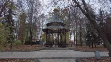Şehir parkında Buvet, Kiev, Ukrayna.