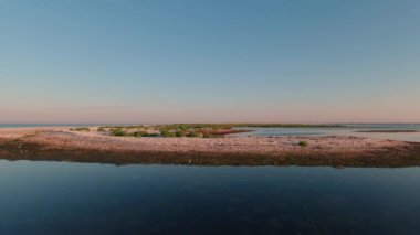 Kinburn Spit Bölgesel Peyzaj Parkı, Ukrayna 'nın güzel manzaraları.