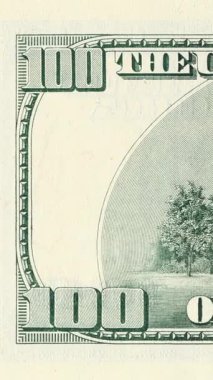 ABD para biriminden oymalı yeşil metin 