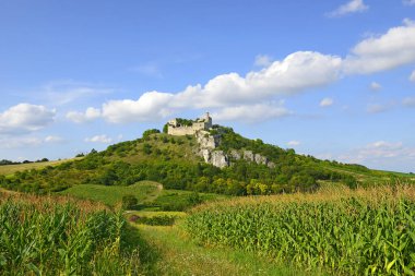 The ruins of Falkenstein Castle (German: Burg Falkenstein) is located in the Weinviertel region of Lower Austria, about 55 km north of Vienna