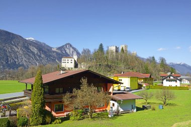 Castle Kropfsberg - Ruins Kropfsberg is located in Alpbach a towering hill ridge in the Inn valley above the village of St. Gertraudi - Austria.