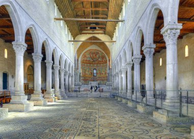 Santa Maria Assunta Bazilikası. Aquileia, Unesco Dünya Mirası Alanı 'dır.