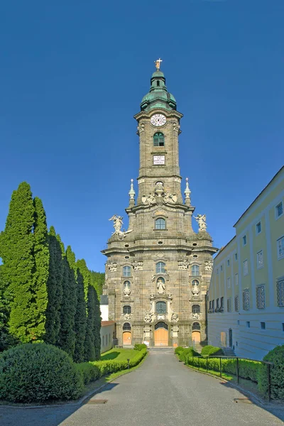 Église Abbaye Zwettl Stift Zwettl Monastère Cistercien Situé Zwettl Basse — Photo