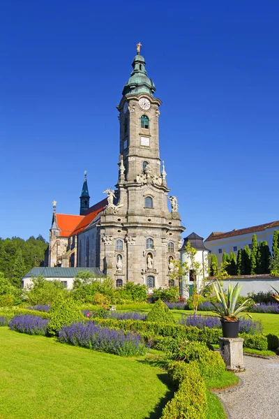 Kyrkan Zwettl Abbey Stift Zwettl Cisterciakloster Ligger Zwettl Niederösterreich Stiftet — Stockfoto