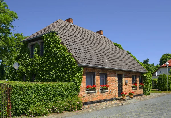 Typische Landhäuser Von Kap Arcona Auf Der Insel Rügen Deutschland — Stockfoto