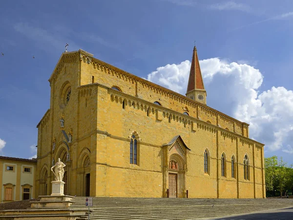 Tuscany Italy Arezzo Cathedral Cattedrale Donato Pietro Roman Catholic Cathedral — Stock Photo, Image