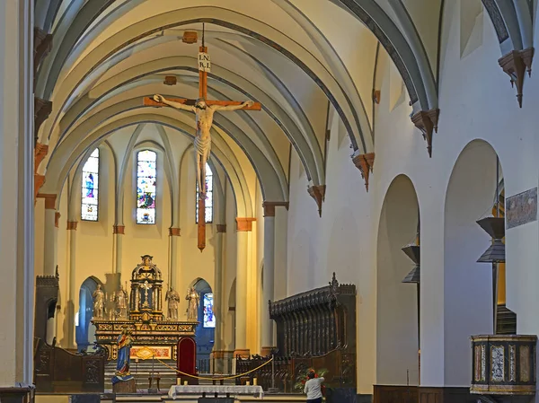 Καθεδρικός Ναός Της Santa Maria Assunta Της Aosta Προέρχεται Από Royalty Free Φωτογραφίες Αρχείου