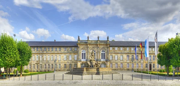 Bayreuth Fountain New Palace Neues Schloss 1753 Yılında Margrave Adaları — Stok fotoğraf