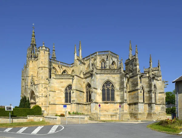Βασιλική Στην Epine Champagne Γαλλία Διαδρομή Στο Santiago Compostela Μνημείο Royalty Free Εικόνες Αρχείου