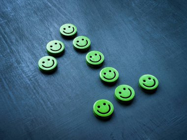 Numara neşeli duygu simgelerinden biridir. Başarı ve iyi eleştiriler.