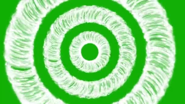 緑の画面の背景を持つマジックパワーポータルのモーショングラフィックス — ストック動画