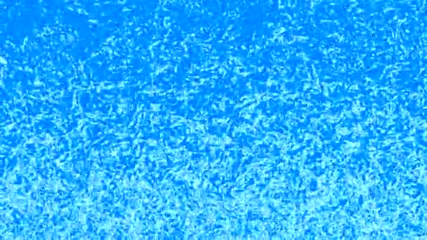 Blauwe Watergolven Beweging Graphics — Stockvideo