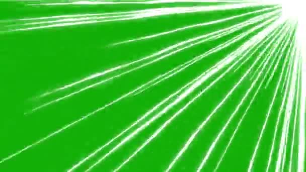 Light Glare Motion Graphics Green Screen Background — Αρχείο Βίντεο