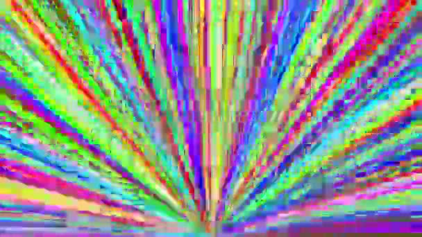 Colorful Stripes Motion Graphics Background — Vídeo de stock