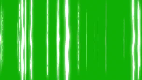 Енергетичні Смуги Графіки Руху Зеленим Екраном Фону — стокове відео