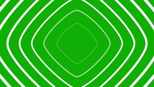 Скорочення Графіки Руху Геометричних Фігур Фоном Зеленого Екрану — стокове відео