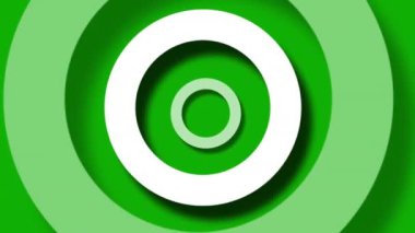 Dairesel halkaların genişletilmesi yeşil ekran arkaplanı ile hareket grafikleri