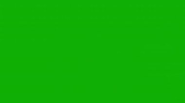 Geri sayım 15 saniye hareket grafikleri yeşil ekran arkaplanı ile