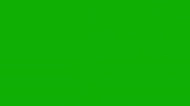 Yeşil ekran arkaplanlı geri sayım saniye hareket grafikleri
