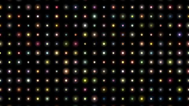 Colorful Flash Lights Pattern Motion Graphics Night Background — Stock videók