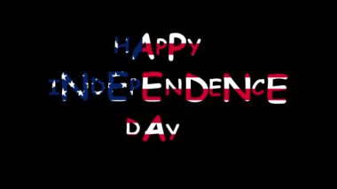 Amerika Birleşik Devletleri bayrak efektli Bağımsızlık Gününüz kutlu olsun.