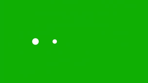 具有绿色屏幕背景的数字加载过程运动图形 — 图库视频影像
