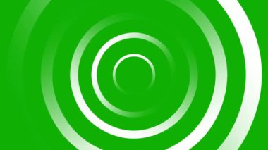 Yeşil ekran arkaplan ile dönen yay desen hareket grafikleri