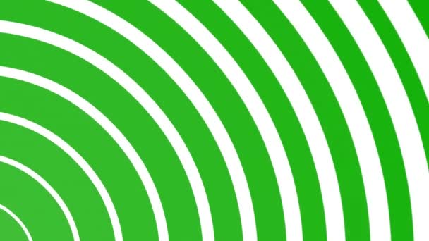 Rozšiřování Oblouků Rohové Pohybové Grafiky Zeleným Pozadím Obrazovky — Stock video