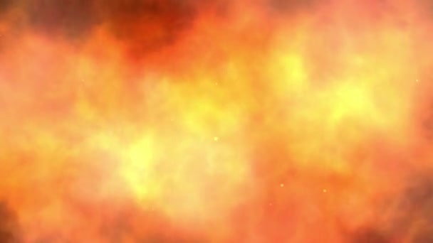 Οργισμένο Φόντο Γραφικών Κίνησης Πυρκαγιάς — Αρχείο Βίντεο