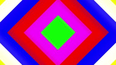 Renkli eşkenar dörtgenin genişletilmesi hareket grafiklerinin arkaplanını şekillendirir
