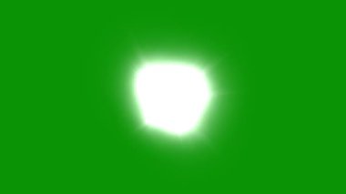 Yeşil ekran arkaplanlı sihirli enerji hareketi grafikleri