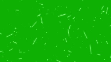 Parlak sihirli enerji yeşil ekran arka planına sahip hareket grafiklerini çiziyor