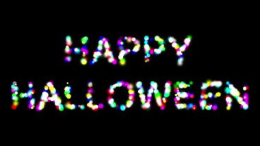 Yeşil yapraklı ve siyah arka planda beyaz papatya çiçekli Cadılar Bayramı mesajınız kutlu olsun.