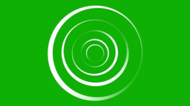 Yeşil ekran arkaplan ile tamponlama daireleri hareket grafikleri