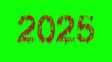 2025 'in yeşil ekran arka planında korkunç kan etkileri var.