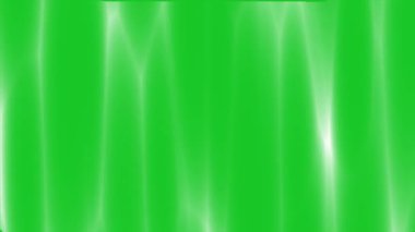 Yeşil ekran arkaplanlı beyaz dalgalar hareket grafikleri