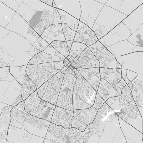 Διανυσματικός Χάρτης Της Πόλης Λέξινγκτον Αφίσα Αστικής Διαβάθμισης Του Γκρι — Διανυσματικό Αρχείο