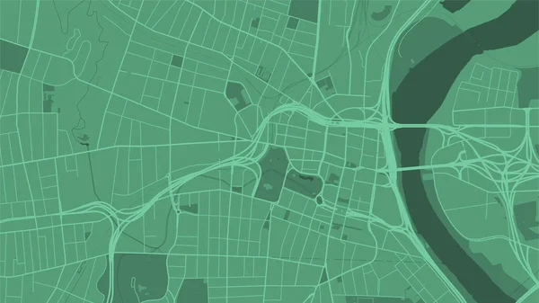 Plano Fundo Hartford Mapa Connecticut Cartaz Verde Cidade Mapa Vetorial — Vetor de Stock