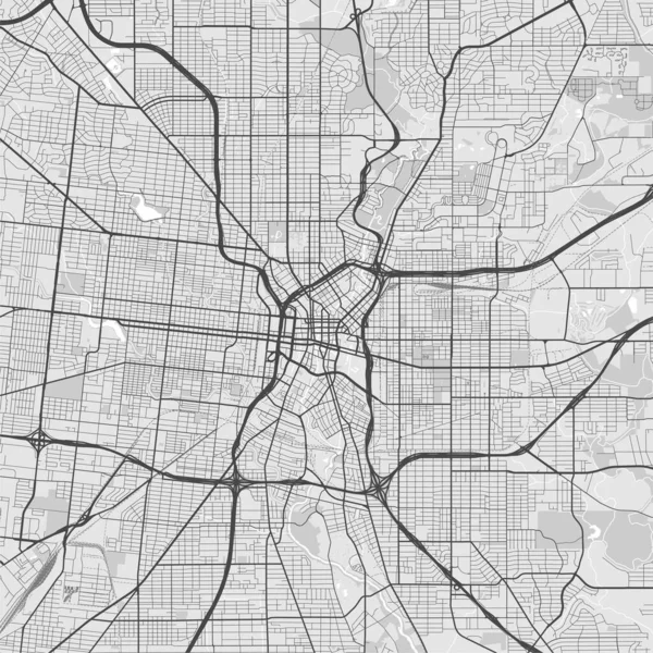 Peta Hitam Dan Putih San Antonio Amerika Serikat - Stok Vektor