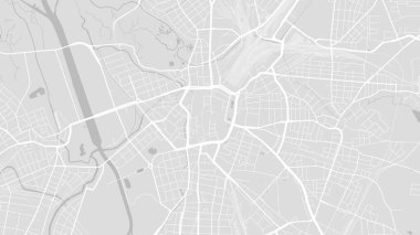Leipzig Haritası, Almanya. Detaylı şehir haritası, metropol bölgesi sınırı.