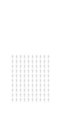 İnsanların yüzde 83 'ü bilgisel, yüzde 83' ü grafik istatistikleri sonsuz döngü diyagramı. 4k dikey siyah beyaz animasyon.