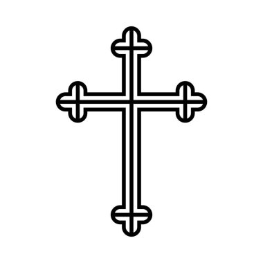 Çapraz simge, Hıristiyan sembolü, özet şekli