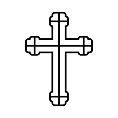 Çapraz simge, Hıristiyan sembolü, özet şekli