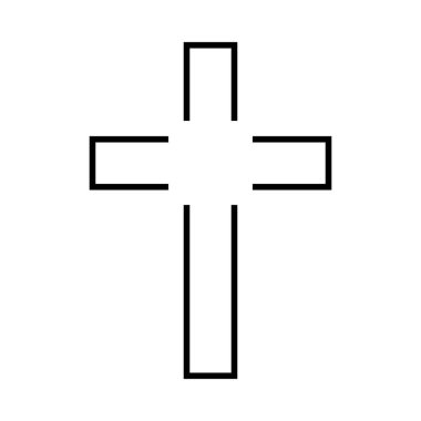 Hristiyan haç simgesi, sembol şekli tasarımı, kutsal amblem