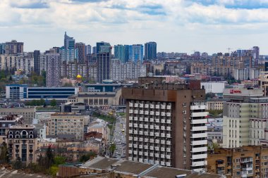 Kyiv, Ukrayna - 24 Nisan 2023: Kyiv sokakları