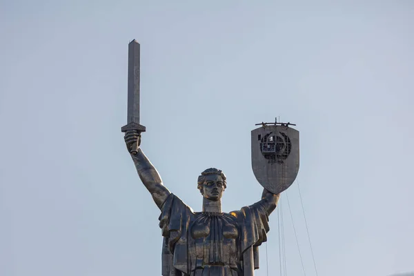 Киев Украина Августа 2023 Года Вид Памятник Родине После Снятия — стоковое фото