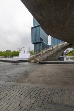 Katowice, Polonya - 16 Mayıs 2023: Katowice Şehir Merkezi