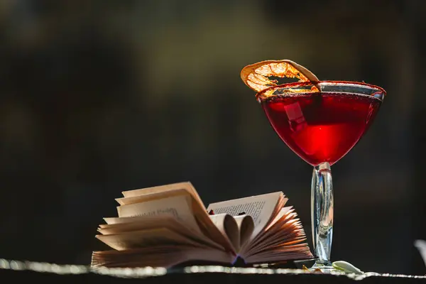 Aardbeienmargarita Cocktail Ondiepe Dof — Stockfoto