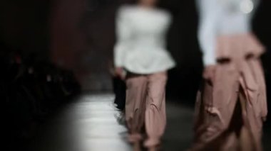 Odak dışı moda pist. Görüntü arka plan.
